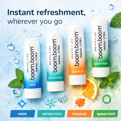 Refreshing nasal decongestant